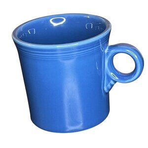 Homer Laughlin Fiesta Tom & Jerry O Ring Coffee Mug  Peacock Blue